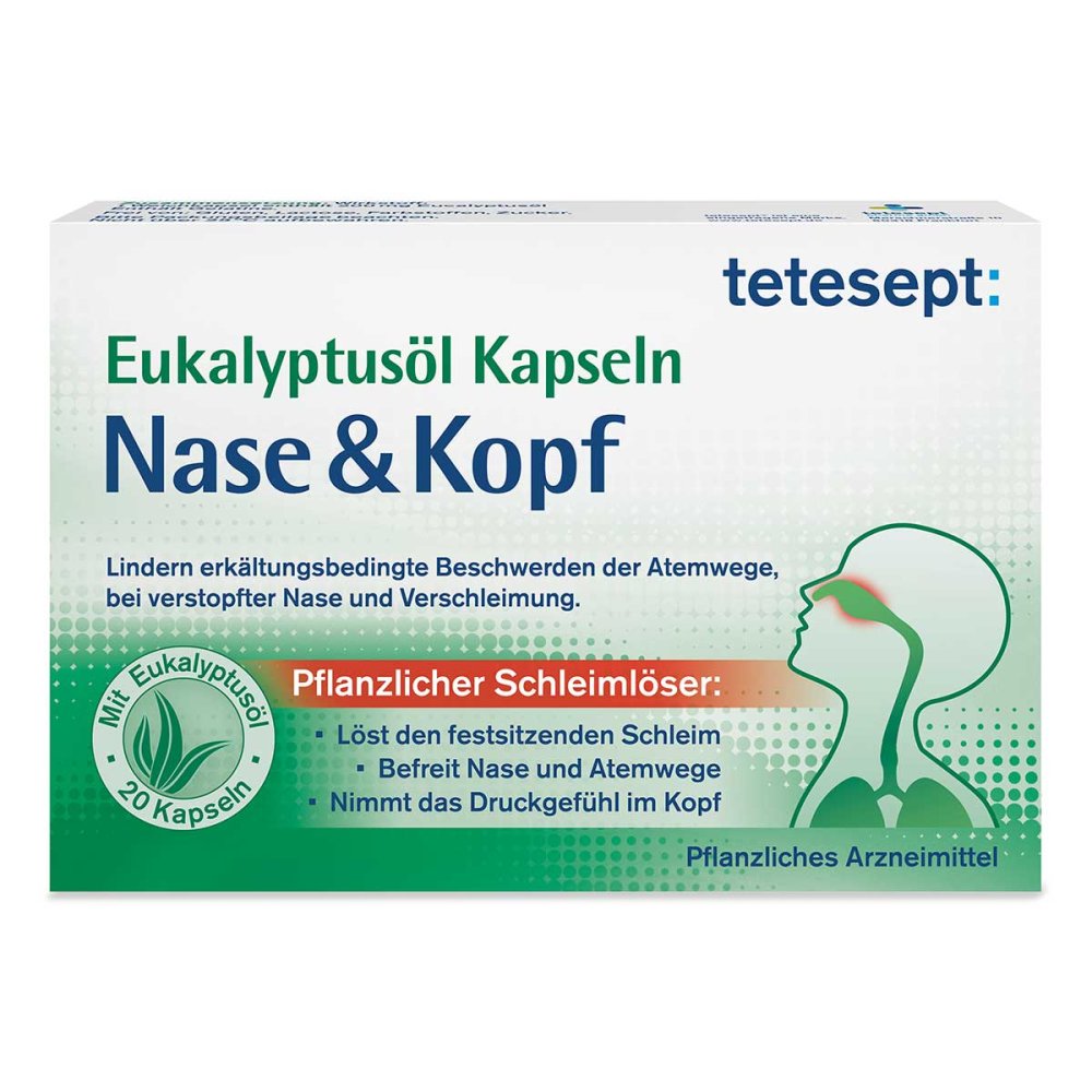 Merz Consumer Care GmbH Tetesept Eukalyptusöl Kapseln Nase & Kopf 04944838