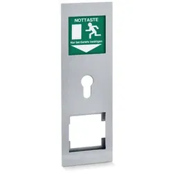 TZ 320 Edelstahl Frontplatte Standard, Aufputz