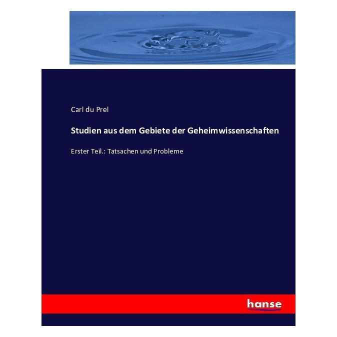 Hansebooks Studien aus dem Gebiete der Geheimwissenschaften (55874094)