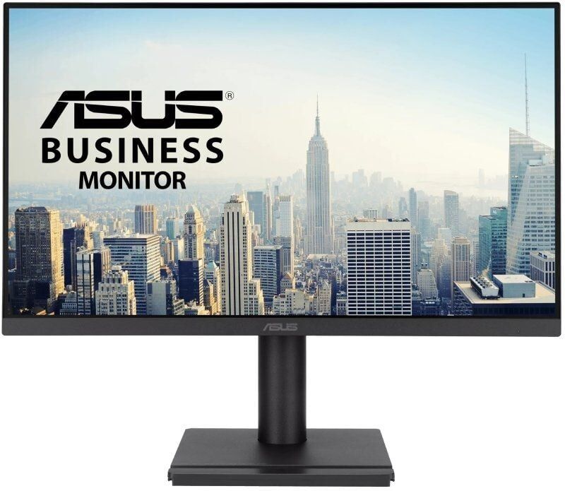 Monitor Profesional Asus VA249QGSE 24'/ Full HD/ Multimedia/ Regulable en altura/ Negro
