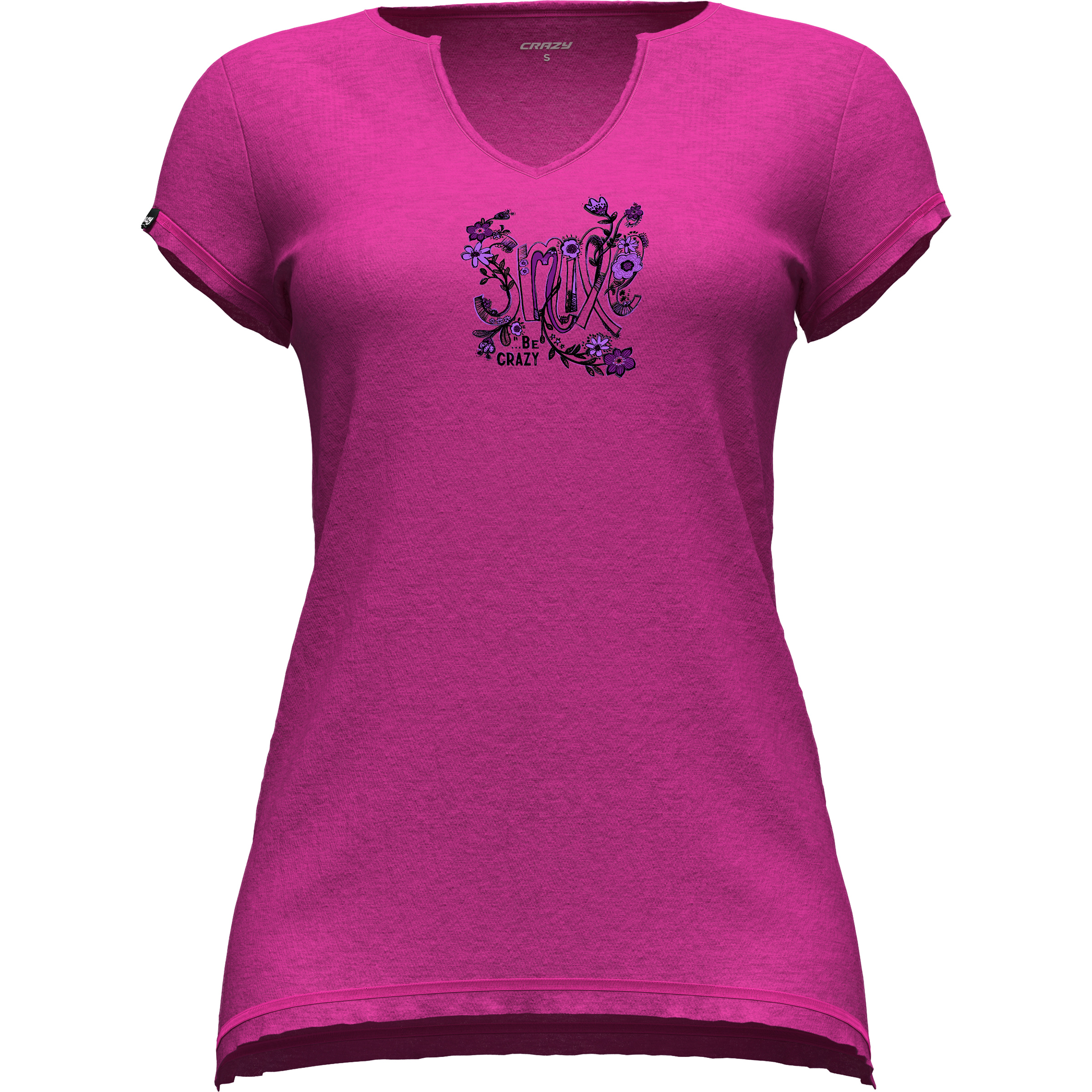 Crazy Mandala Damen T-Shirts pink Größe S Lifestyle Hautfreundlich