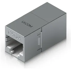 Ubiquiti Compact, inline RJ45 coupler (Keystone Modul, Netzwerk Kupplung), Zubehör Netzwerk