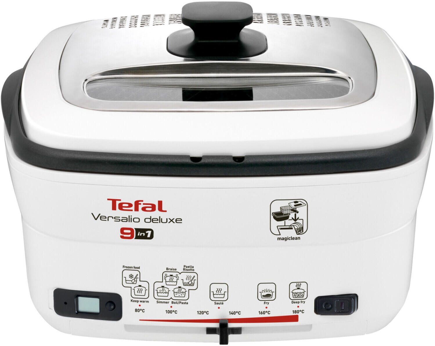 Tefal® Versalio Deluxe 9-in-1 FR4950 Multifunktions-Fritteuse weiß/schwarz FR495070