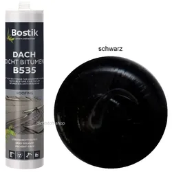 Bostik B535 Dach Dicht Bitumen Universaldichtstoff 300ml Kartusche schwarz
