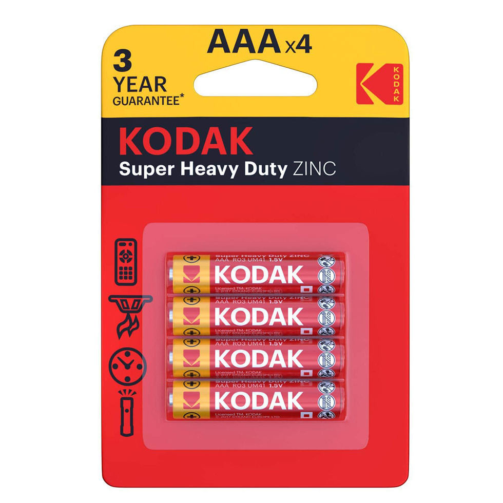 Kodak Heavy Duty Zink micro-batterij R03 AAA BL4