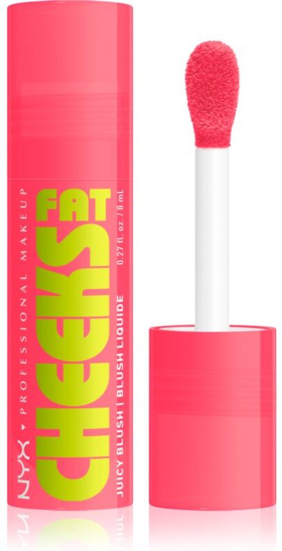 NYX Professional Makeup Fat Cheeks Juicy Blush liquid blusher shade 03 Guava Gush 8 ml
