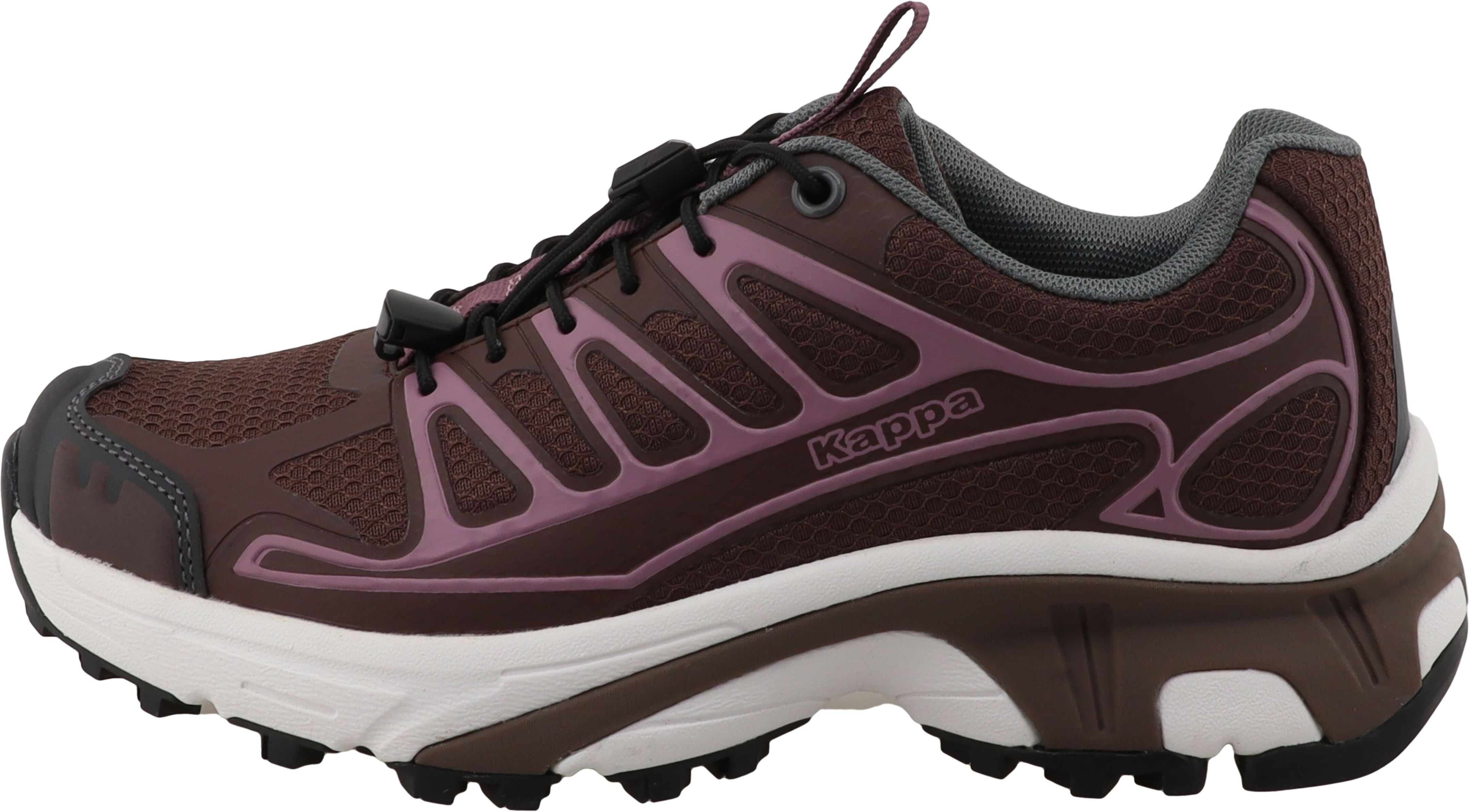 Sneaker KAPPA "MARAH", Damen, Gr. 36, braun (bordo), Synthetik, Schuhe Sneaker