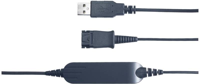 Cordon Cleyver USB70 Adaptateur QD - USB pour connecter votre micro-casque à un PC
