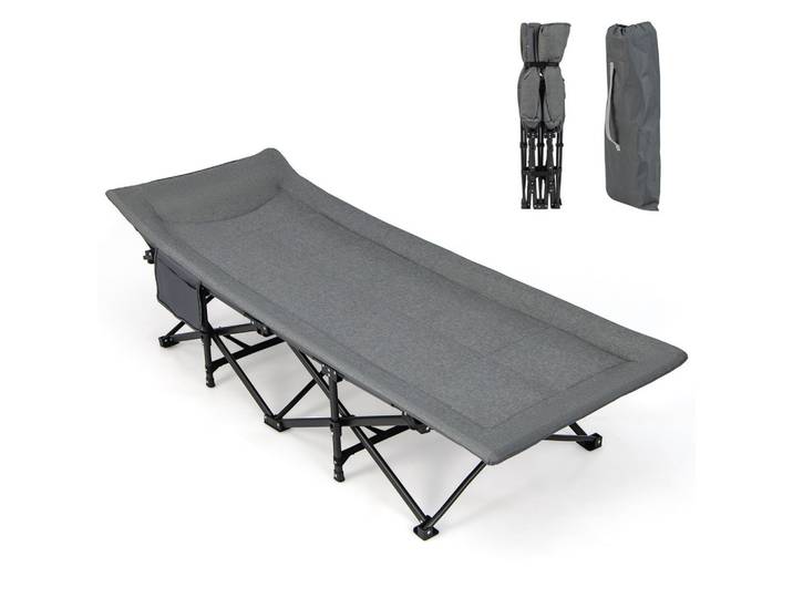 CAMPINGLIEGE Klappbare Grau