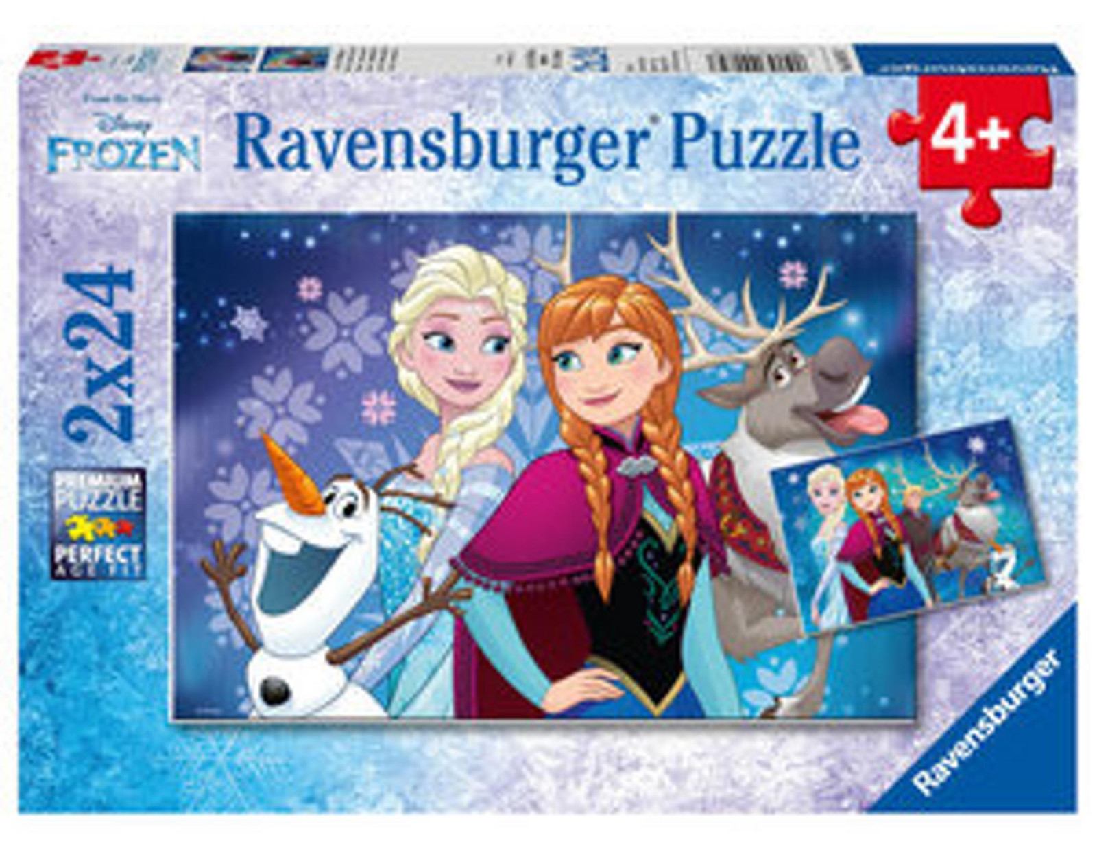 Ravensburger Disney Frozen kinderpuzzel Noorderlicht 2 x 24-delig