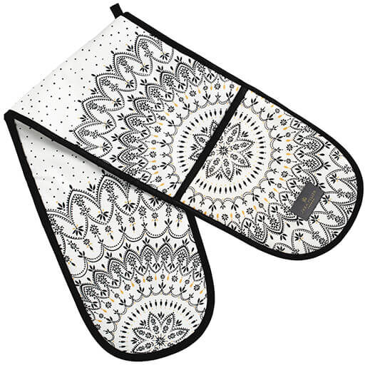 Sara Miller London Sara Miller Artisanne Noir Double Oven Glove