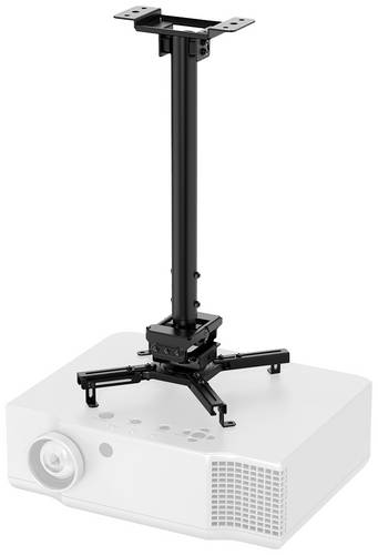 Neomounts CL25-540BL1 Beamer-Deckenhalterung Deckenhalter, Höhenverstellbar, Rotierbar, Neigbar, Schwenkbar Boden-/Deckenabstand (max.): 90.5 cm Sch