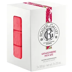 ROGER&GALLET - Gingembre Rouge - Seifencoffret 3X100 g