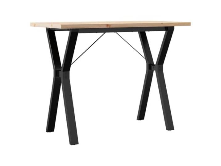 KGHERMDF Esstisch Y-Gestell 100x50x75,5 cm Massivholz Kiefer Robuste Tischplatte, Stabile Konstruktion, Rustikales Design, Für Esszimmer