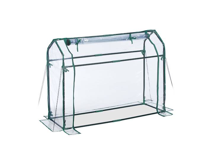 Foliengewächshaus PVC Dunkelgrün-Transparent