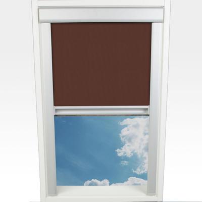 Dachfensterrollo LIEDECO "Verdunkelung" Gr. 4, braun, B:61,3cm H:74cm, Polyester, Rollos