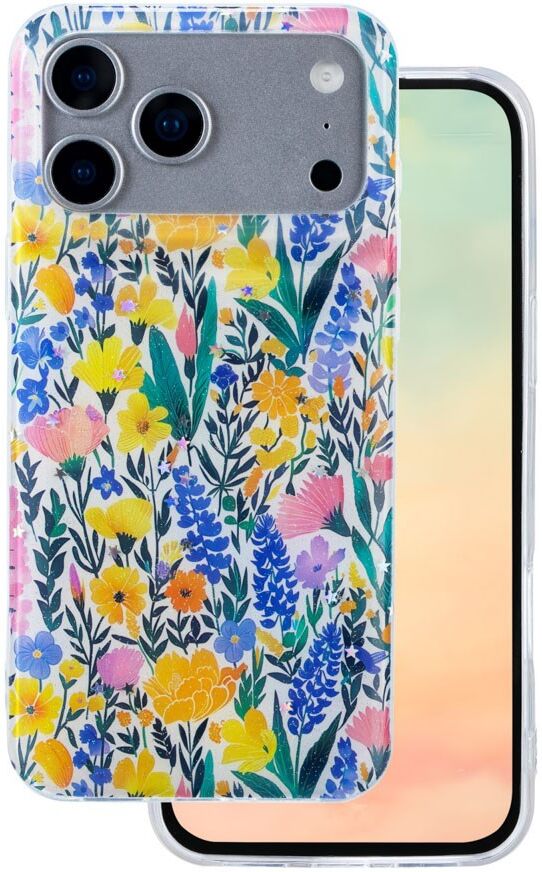 iPhone 17 Pro TFO Glow Glam Bagside Cover - Blomster