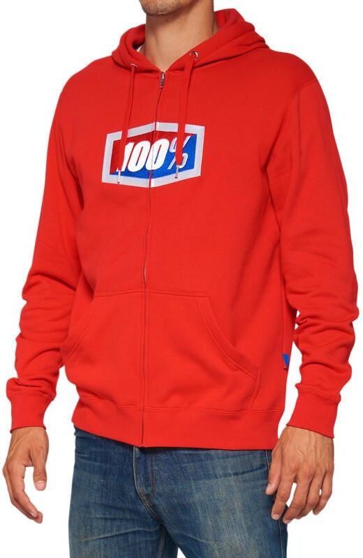 Veste 100% OFFICIAL Rouge