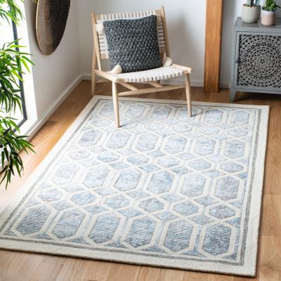 SAFAVIEH Handmade Artistry Mallaury Geometric Wool Rug