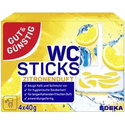 GUT&GÜNSTIG WC-Duftspüler Zitronenduft 4 St.