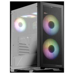 LC Power LC-717B-ON Micro-Tower Gaming-Gehäuse Schwarz Seitenfenster