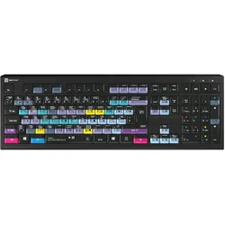Logickeyboard Davinci Resolve Astra2 BL engl. (PC) (Eng. Int., Kabelgebunden), Tastatur, Schwarz