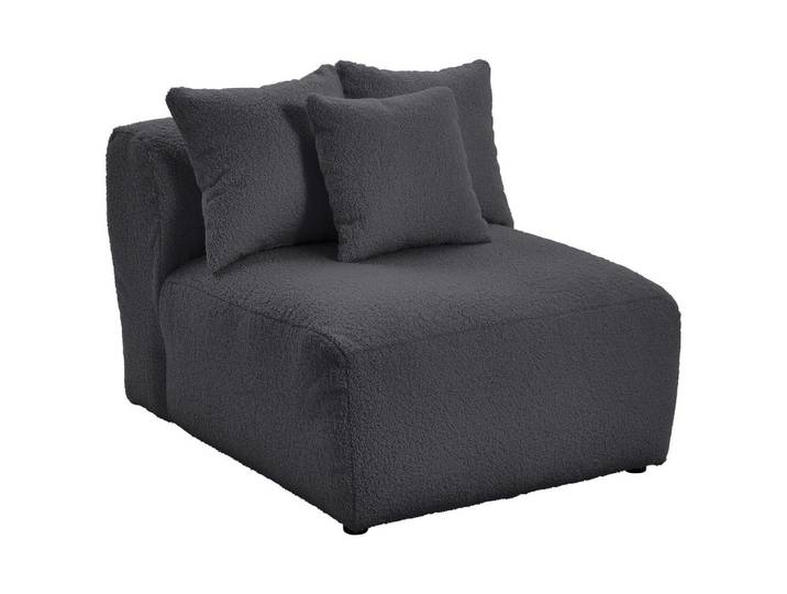 Modul Sofa Bloom B: 85 cm Dunkelgrau
