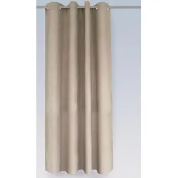 Ösenschal LINUS taupe (BH 140x245 cm) - braun - BH 140x245 cm