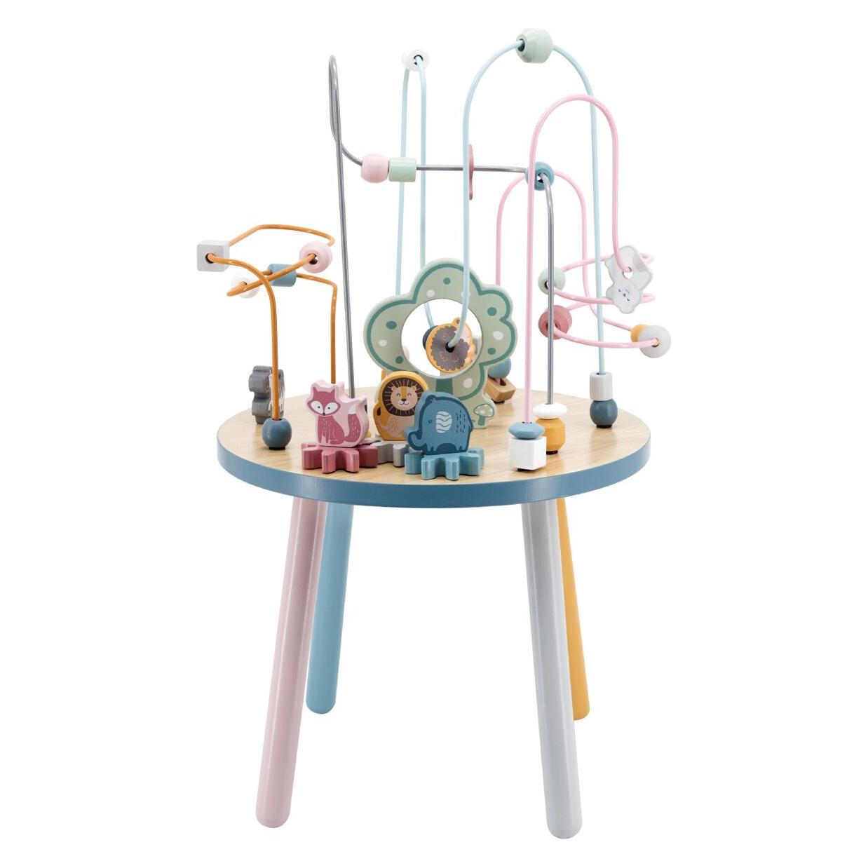 Viga Toys Edukacinis medinis staliukas,," (6971608440335)