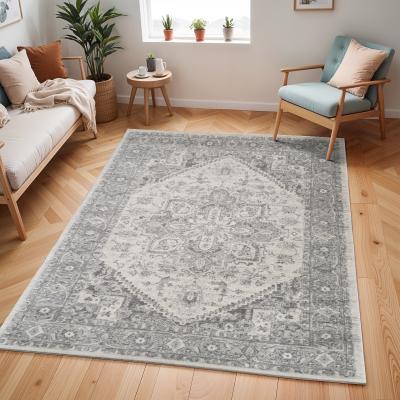 Teppich LIVABLISS "MENDOZA", grau, B:200cm H:8mm L:275cm, Teppiche, Teppich