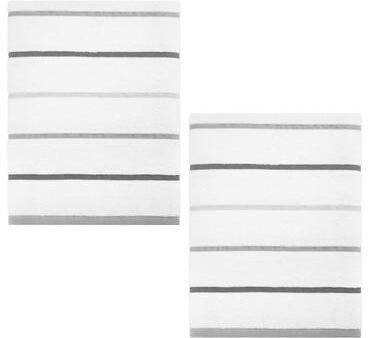 Izod Sandbar Grey 2-Pack Bath Towel Set - Bath Towel 2 Pack