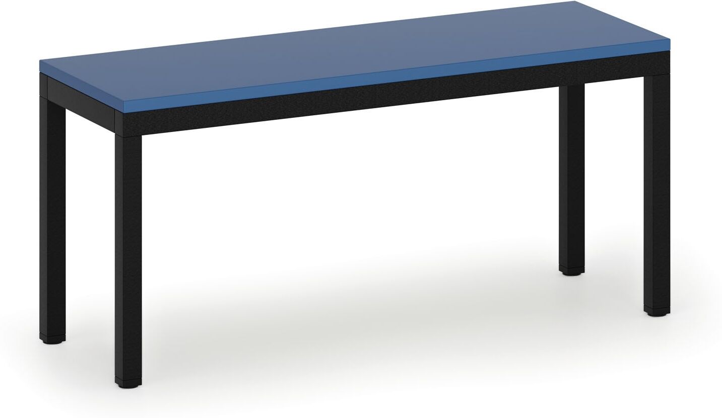B2B Partner Umkleidebank, Länge 900 mm, blau
