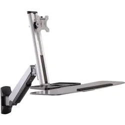 SpeaKa Professional SP-MM-705 (Wand, 32", 8 kg), Monitor Halterung, Silber