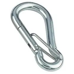 Karabinerhaken mit Sicherheitsverschluss, A4, 8x80mm