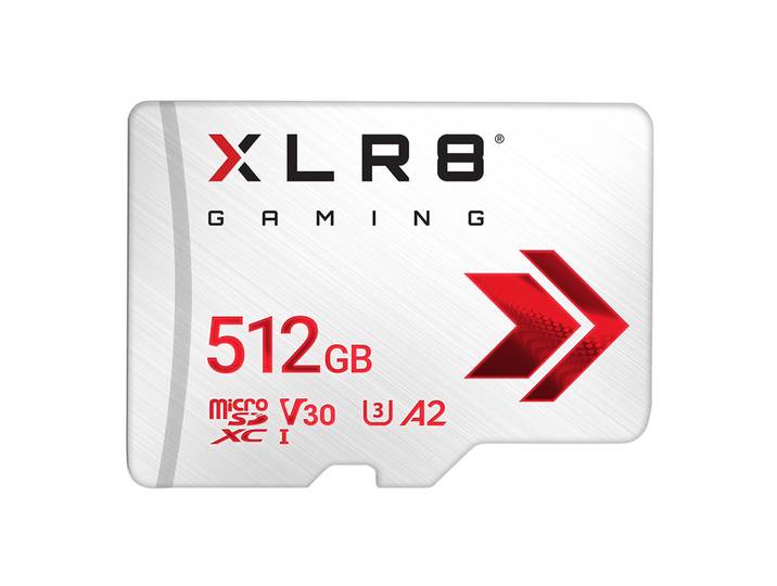Carte mémoire Micro SD - P-SDU512V32100XR-GE - Blanc PNY