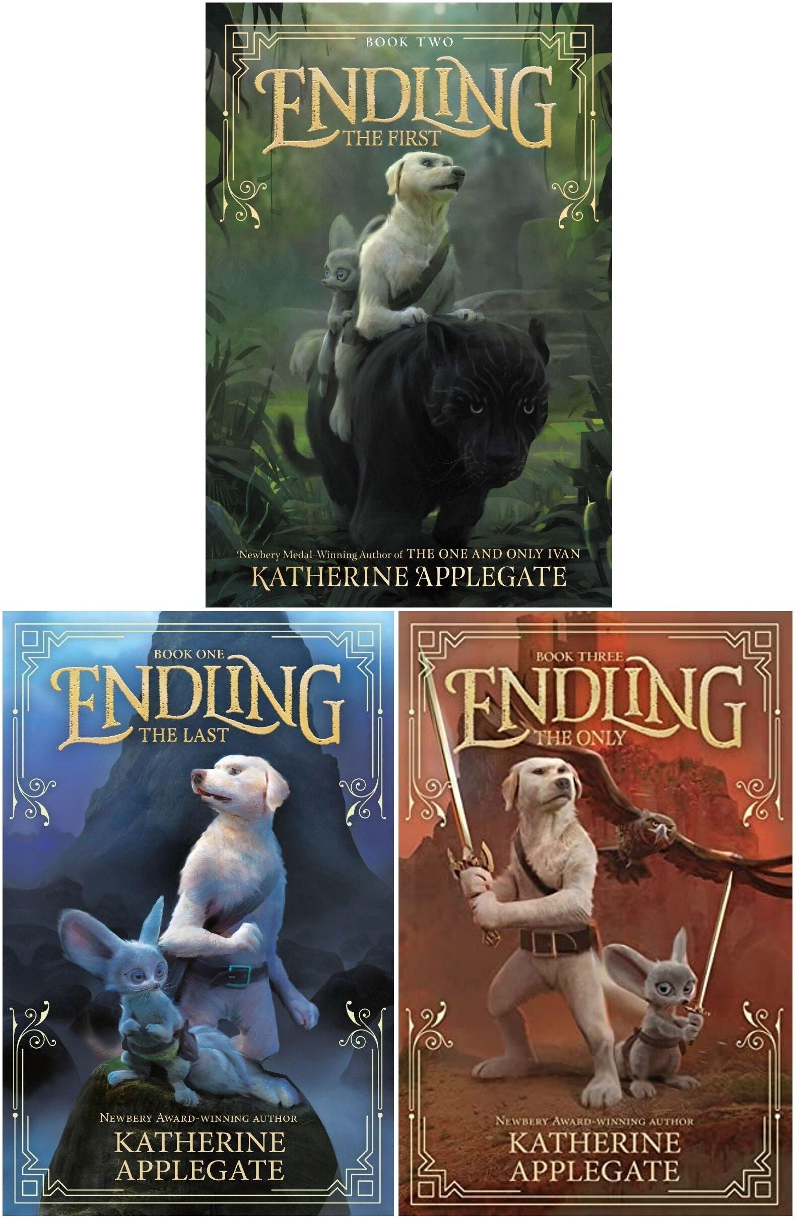 Andersen Press Endling Series 3 Book Set by Katherine Applegate – The Last, The First & The Only Fantasy Collection