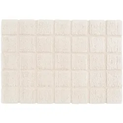 Oviala Business Rechteckiger Langflorteppich im Shaggy-Stil ecru 160 x 230 cm - Oviala