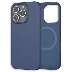 MW Hülle für iPhone 16 Pro MagSafe Oléophobe (Apple iPhone 16 Pro), Smartphone Hülle, Blau