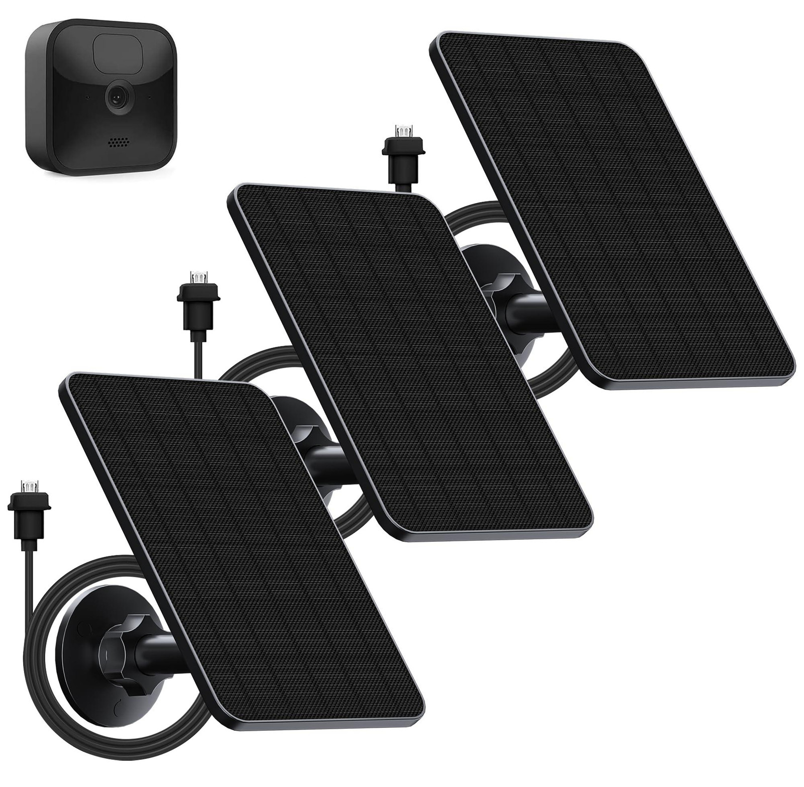 Selius Zonnepaneel voor Outdoor Camera, 4W (3 stuks)
