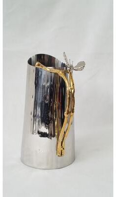 Elegance "Dragonfly water pitcher- 9 1/4"" High"
