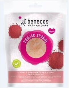 Benecos Konjac Sponge Red Clay Sensitive and Dry Skin