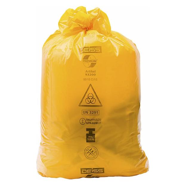 Deiss Abfallsack für mit Coronavirus kontaminiertem Abfall (25x, 120 l) (15765331)