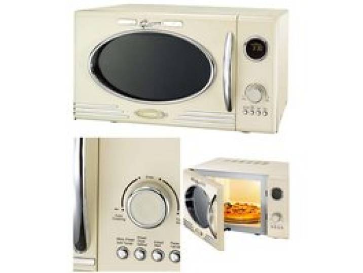 Four à Micro-ondes - MELISSA - Vintage - 23L - 800W - 12 Programmes Automatiques