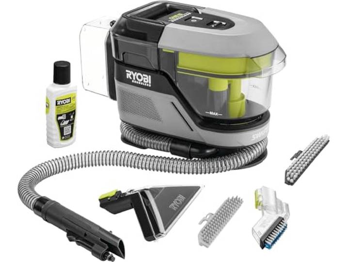 Ryobi - 18 V ONE+ / Brushless draadloze gebiedsverwijderaar - (zonder batterij) - reinigt vlekken - RDC18BL-0, Generation I