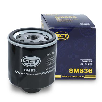 Sct - Mannol Ölfilter [Hersteller-Nr. SM836] für Skoda, VW, Seat, Cupra, Audi