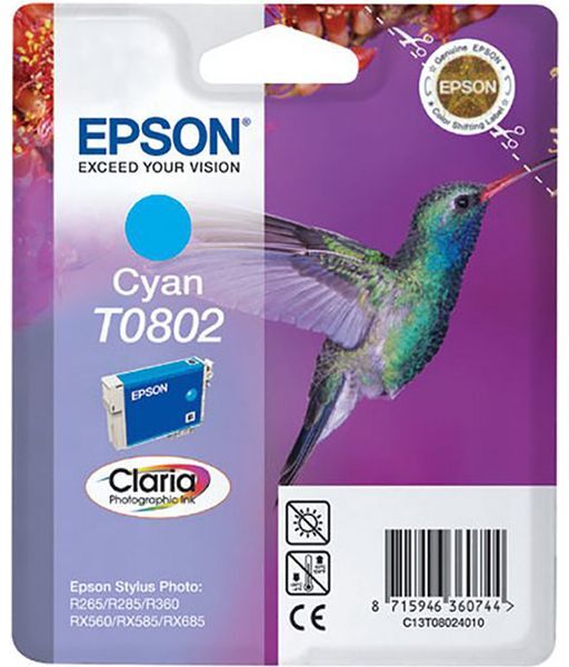 Epson C13T08024010 - Cyan - Cartouche d'encre Cyan