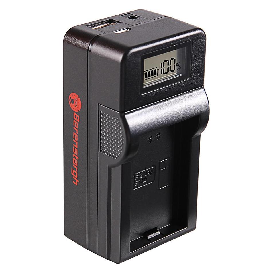 Berenstargh Synchron USB Ladegerät f. Canon BP-110 Legria HF 206 HF 28 HF R26 (Kamera Akku Ladegerät) (61064051)