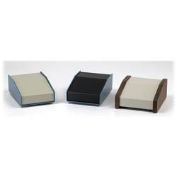 Hammond Electronics 1456NEK4WHBU Pult-Gehäuse (L x B x H) 254 x 152 x 102 mm Aluminium Blau, Beige 1 St.