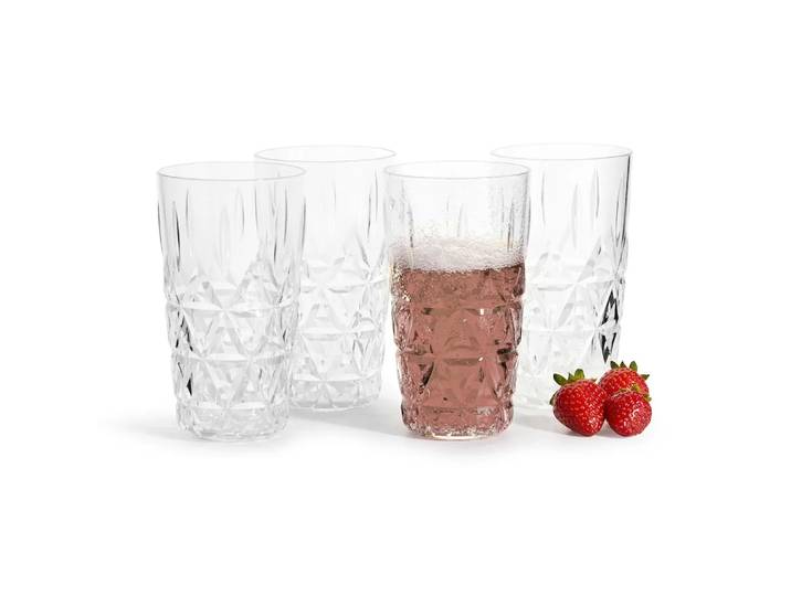 Sagaform Verre Picknick Lot de 4 40 cl