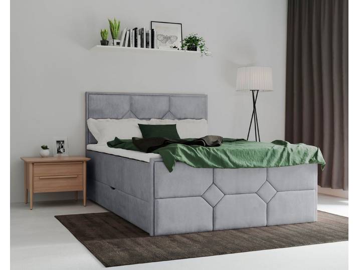 Home affaire Boxspringbett Ambre, mit Taschen-Federkernmatratze